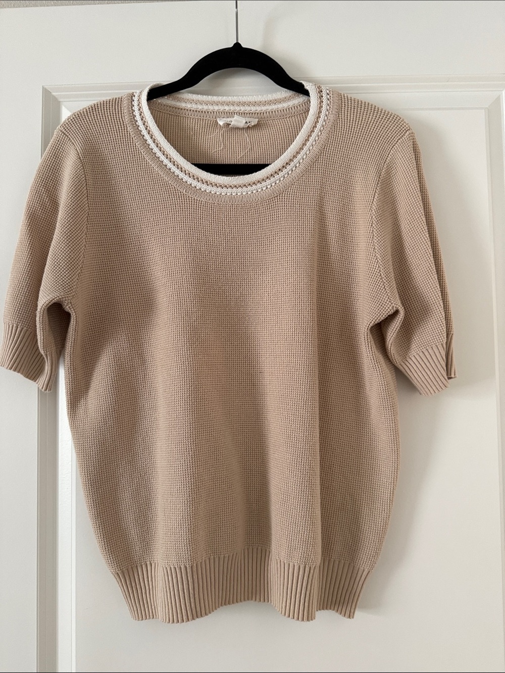 Crochet Trim Sweater (Contemporary)